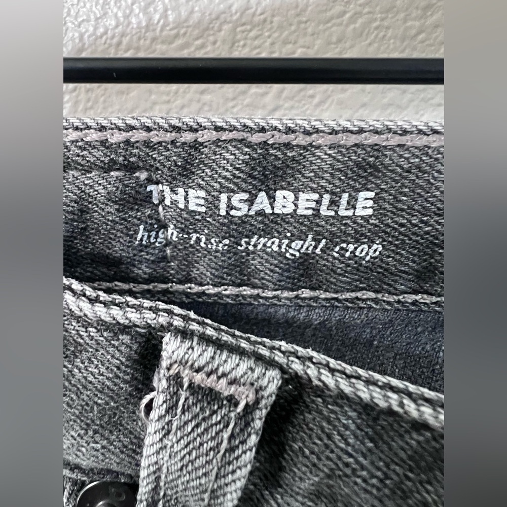 AG Adriano Goldschmied Isabelle High Rise Straight Crop Jeans 25R - Picture 5 of 10